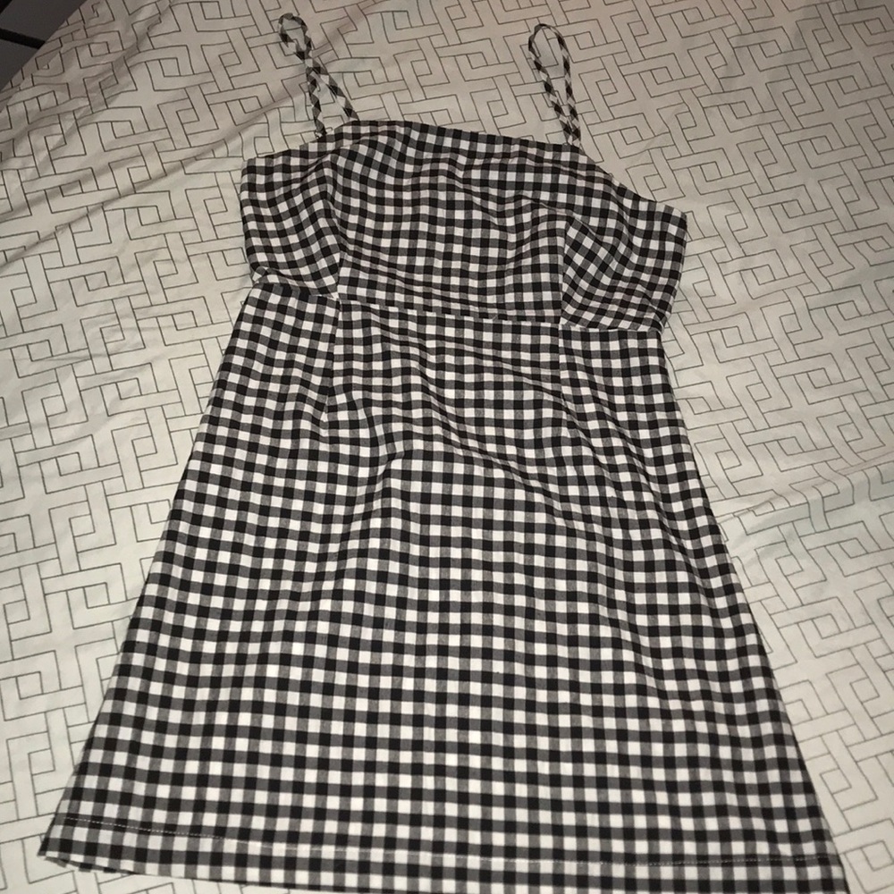 Plaid mini dress